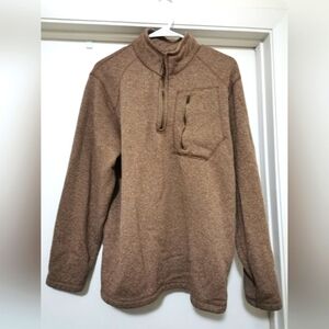 Outdoor Life 1/4 zipper  pullover size L